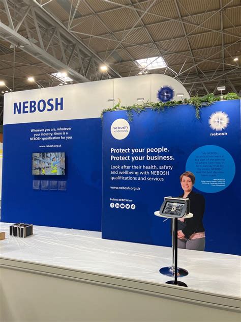 NEBOSH On Twitter We Re Busy Building Our Stand Ready For The Start