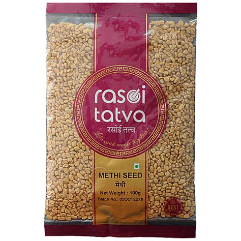 Buy Rasoi Tatva Methi Seed Natural Premium Quality Online At