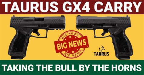 Taking The Bull By The Horns Taurus Gx4 Carry Fin Feather Fur Outfitters