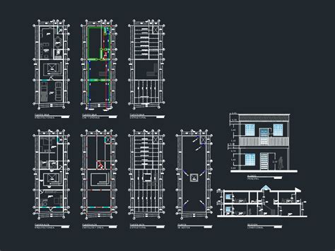 Vivienda Unifamiliar En AutoCAD Descargar CAD Gratis 233 39 KB