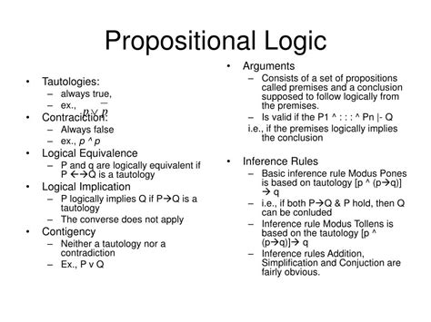 Ppt Propositional Logic Powerpoint Presentation Free Download Id 7004127