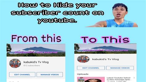 How To Hide Your Subscriber Count On Youtube June 2021 Hide Your