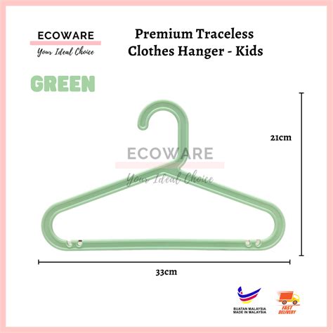 Premium Hanger No Trace Plastic Clothes Hanger Baju Ikea Style Adult