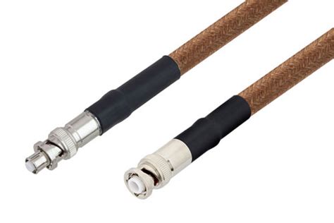 MHV Male To SHV Plug Cable 72 Inch Length Using RG225 Coax