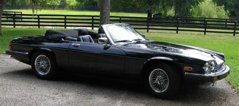 Buy Used Jaguar XJS V 12 Convertible Triple Black Dayton Wire Wheels