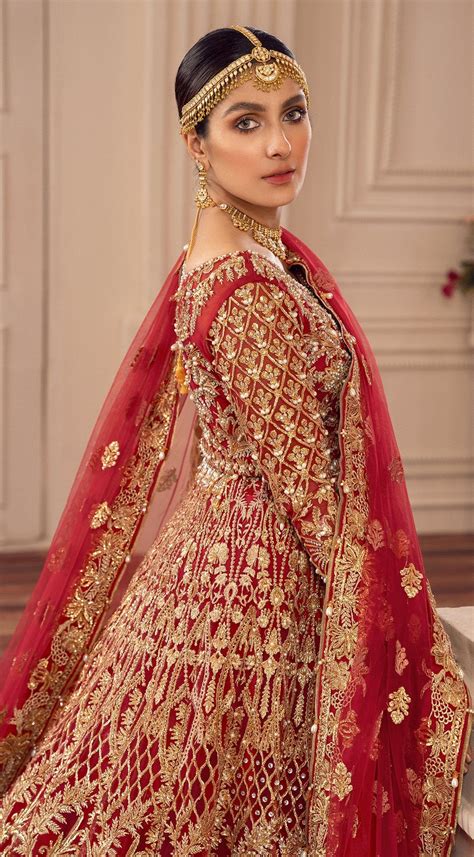 Heavy Dulhan Lehenga Chunni Gown Bridal Dress Bn1065 In 2022 Bridal Dresses Red Wedding