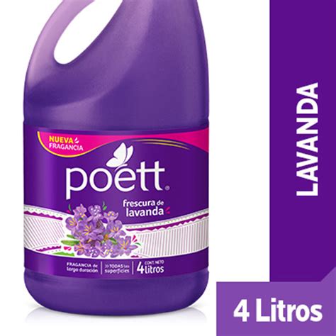 Limpiador De Piso Poett Lavanda 4000ml Supermercados Stock