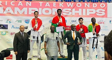 Sport Championnat dAfrique de Taekwondo Le Burkinabè Fayçal Sawadogo