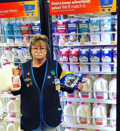 This Lady Works At Walmart, Poses With Its Products For Store's Local ...