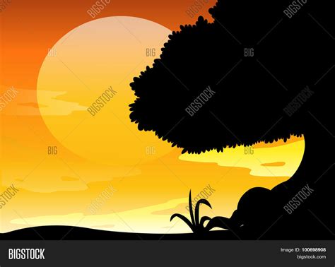 Silhouette Scene Vector & Photo (Free Trial) | Bigstock