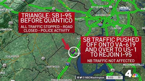 Nbc4 Washington On Twitter I 95 Shut Down 🛑 Southbound I 95 Near