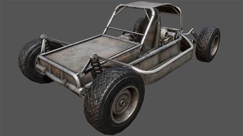 D Model Buggy Pbr Dune Vr Ar Low Poly Cgtrader