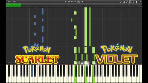 Pokemon Scarlet And Violet Trainer Battle Theme Piano Youtube