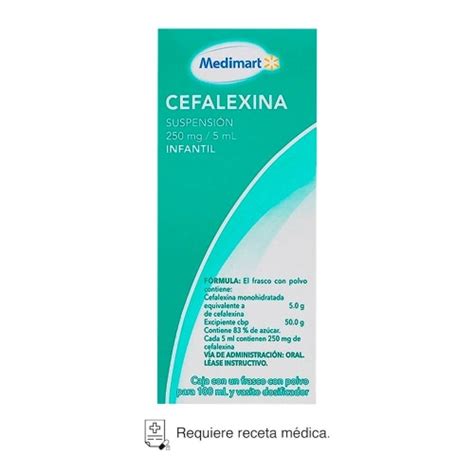 Cefalexina Medimart Mg Ml Suspensi N Infantil Bodega Aurrera