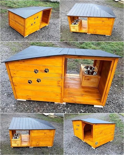 17 Pallet Dog House DIY Plans & Ideas | Cut The Wood