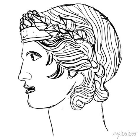 Dionysus Greek God Drawing