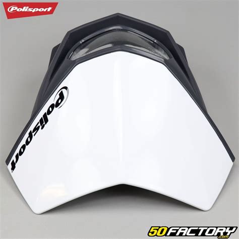 Headlight fairing Polisport White and gray halo nardo â Motorcycle part