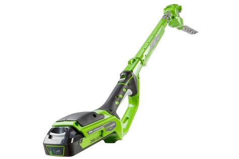 Greenworks G Ph K V Long Reach Cordless Hedge Trimmer With Ah