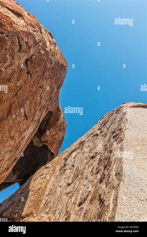 Millennial Giant Stones In The Iona Natural Park Angola Cunene Stock