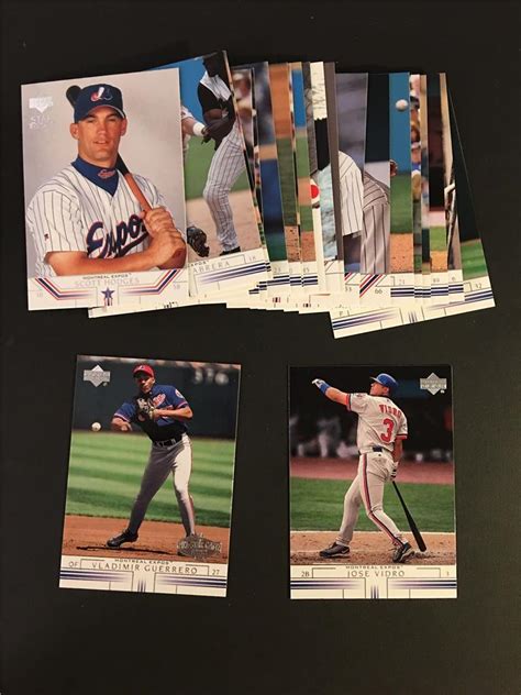 Upper Deck Montreal Expos Team Set Cards Ebay