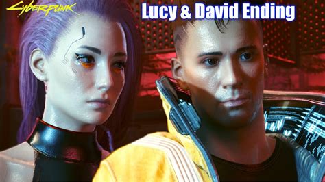 Lucy David Surviving Together In Cyberpunk 2077 Edgerunners Ending