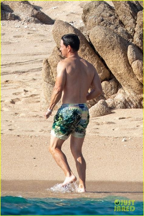 Mark Wahlberg Shows Off His Fit Physique Going Shirtless In Cabo