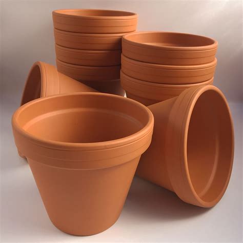 Terracotta Plant Pots F17 17 5cm Dia Weston Mill Pottery UK