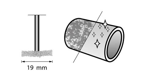 Szczotka z mosiądzu 19 mm Czyszczenie polerowanie Dremel