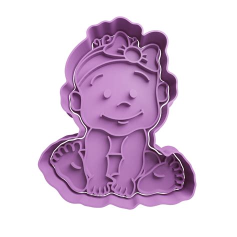 Baby Girl Cookie Cutter STL Cookie Cutter STL Store Design