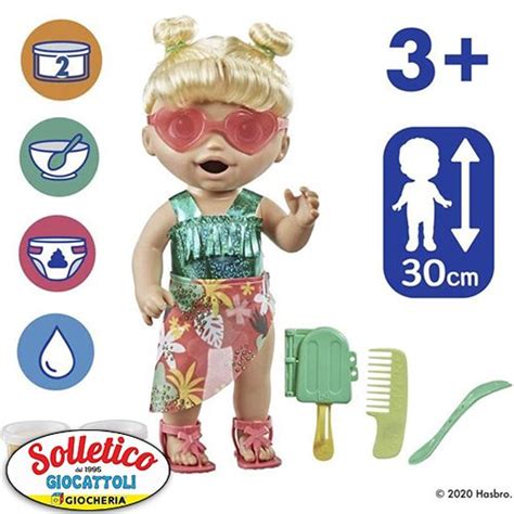 Baby Alive Sunshine Snacks Hasbro Solletico Giocattoli