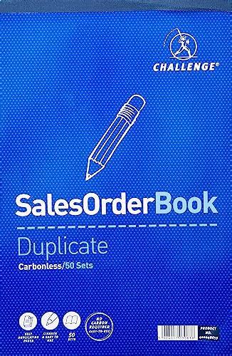 Challenge Duplicate Order Book Carbonless Pages Pack X