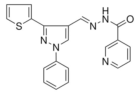 N 1 PHENYL 3 2 THIENYL 1H PYRAZOL 4 YL METHYLENE NICOTINOHYDRAZIDE