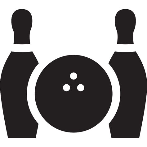 Bowling Ball And Two Bowls Vector Svg Icon Svg Repo