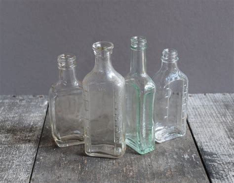 Antique Glass Medicine Bottles By Refugium On Etsy