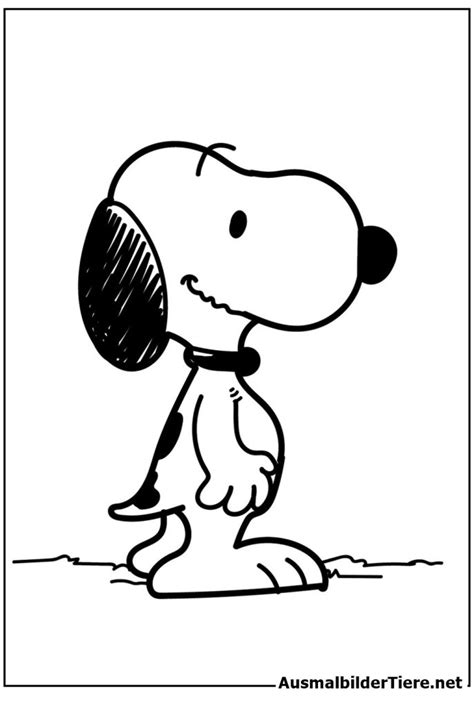 Ausmalbilder Snoopy 10 Stück Malvorlagen Kostenlos als PDF