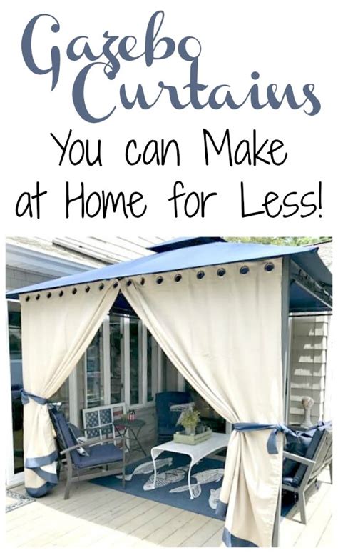 DIY Gazebo Curtains