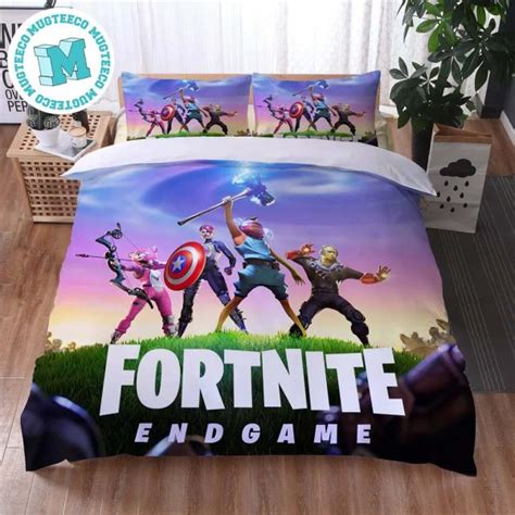 Fortnite End Game Bed Sheets Twin - Mugteeco