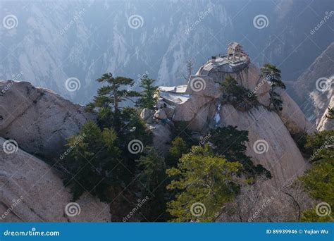 Chinese Shaanxi Province Tourist Attractions in Huashan Mountain ...