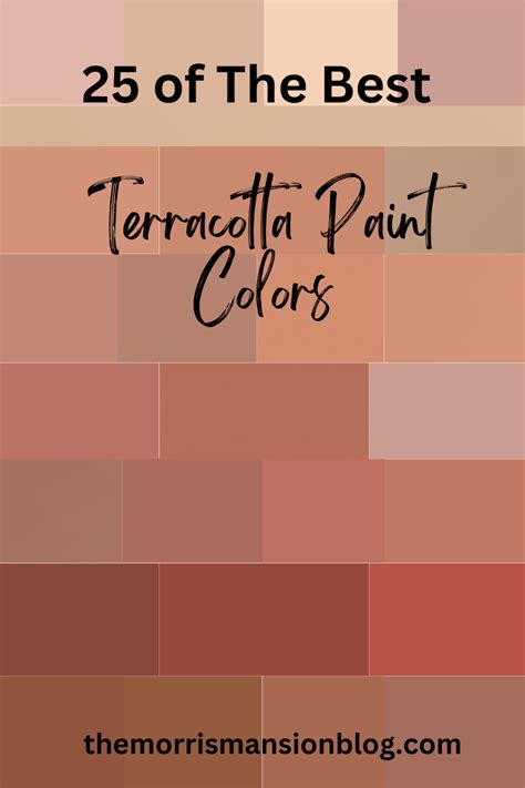 Of The Best Terracotta Paint Colors The Morris Mansion