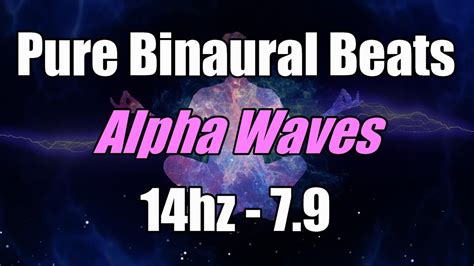 Binaural Beats Alpha Waves Hz Hz Pure Binaural Tones