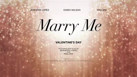 Marry Me In Theaters This Valentines Day Youtube