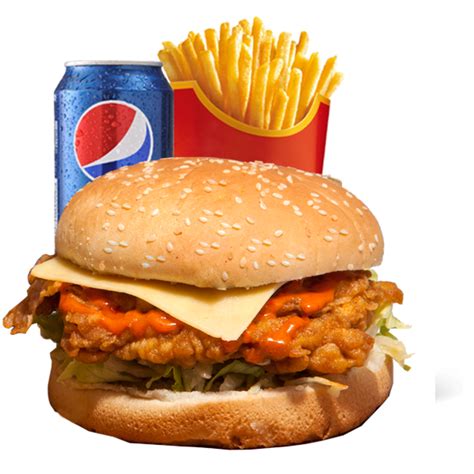 Spicy Chicken Burger Combo – Chicken21