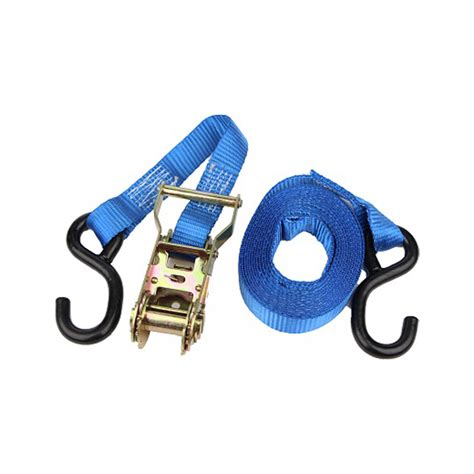 Wholesale Inch Ratchet Tie Down Straps With Coated S Hook Factory And