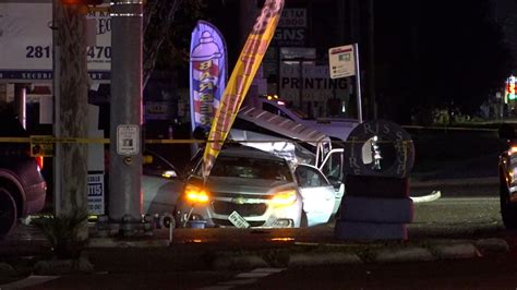 Hpd Teen Dead 4 Injured After Chase Ends In Crash In North Harris County