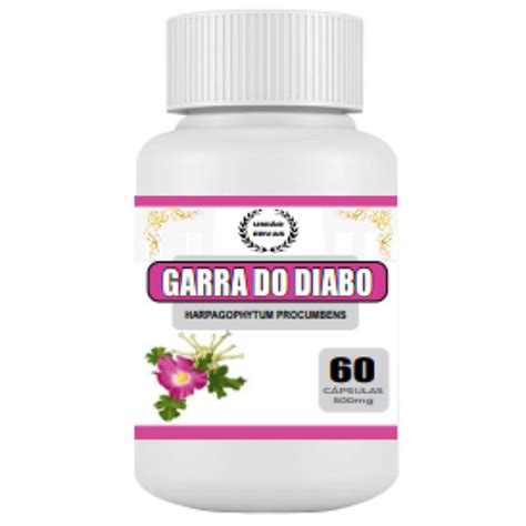 Garra do Diabo 500mg 60 cápsulas LauryNaturais