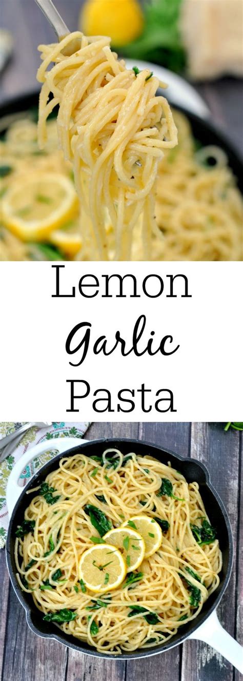 Easy Lemon Garlic Pasta Recipe Girls Dishes