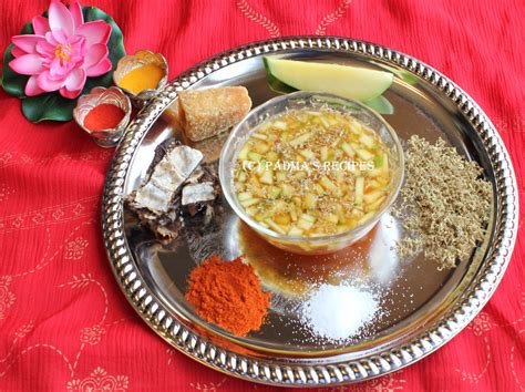 Padma's Recipes: UGADI PACHADI AND UGADI RECIPES