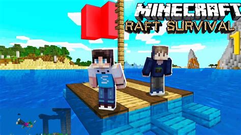 Raft Survive In Minecraft With Friend Playgamerrk9650 Part 1