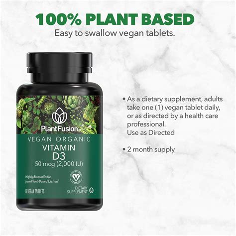 Vegan Organic Vitamin D3 - PlantFusion