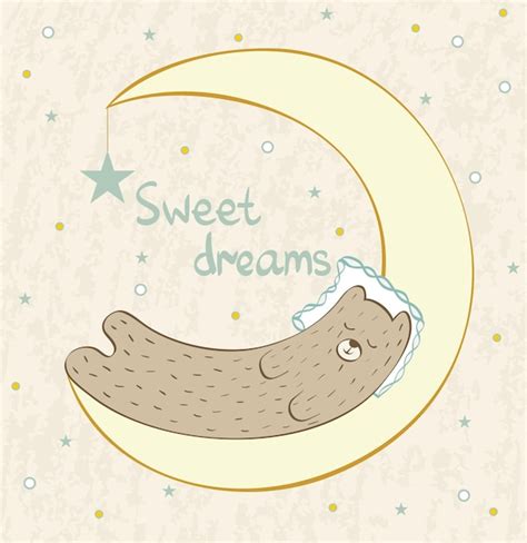 Premium Vector | Sleeping bear